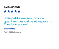 Copie de Copie de Logement propre et facile d’accès. Les propriétaires sont joignables facilement et à l’écoute. Tout était parfait !